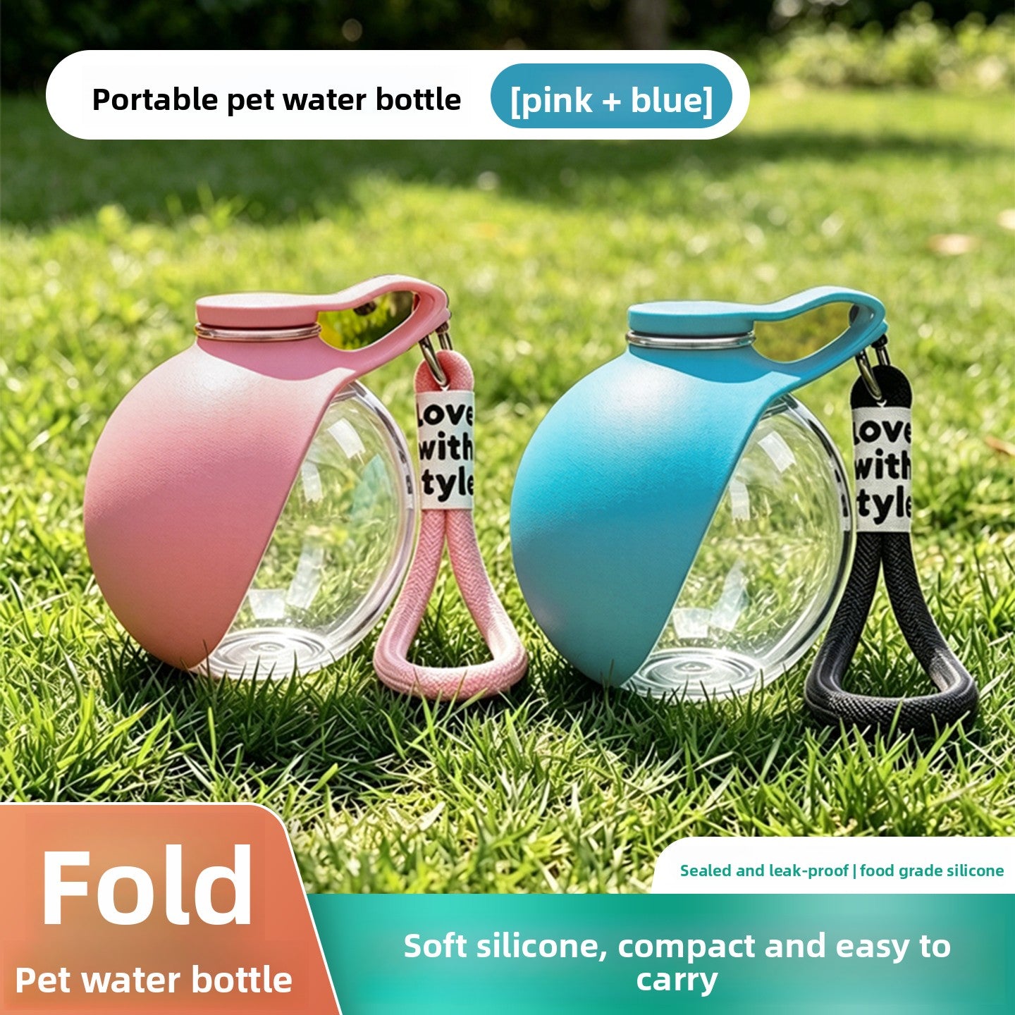 Pet Water Bottle for Dogs and Cats