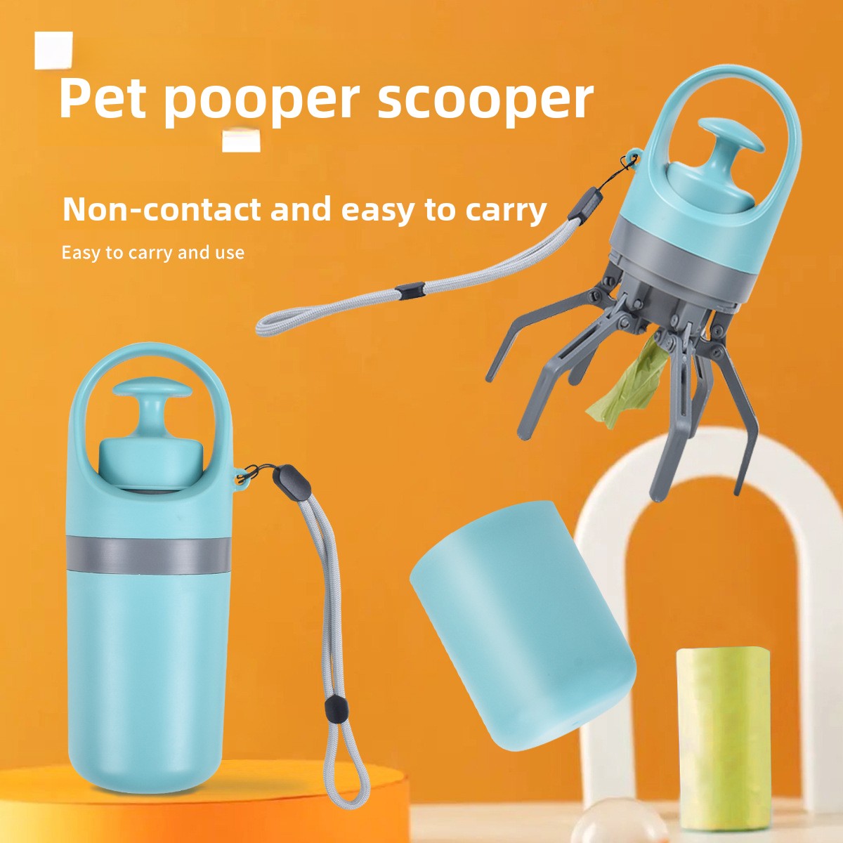 Dog feces scooper