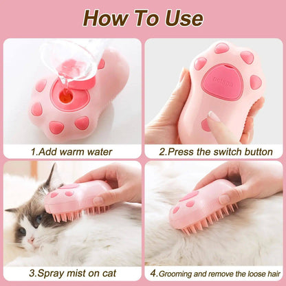 Electric Cat Steam Brush