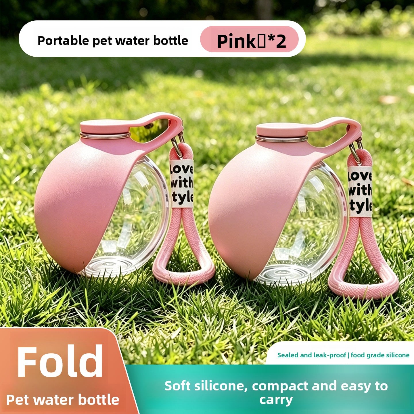 Pet Water Bottle for Dogs and Cats