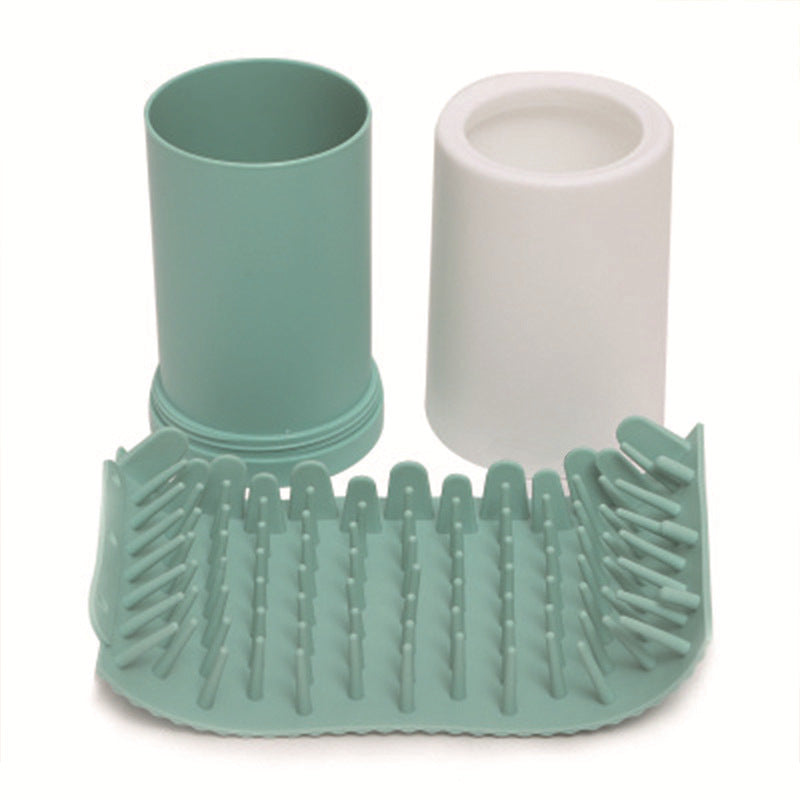Paw cleaning foot scrubber
