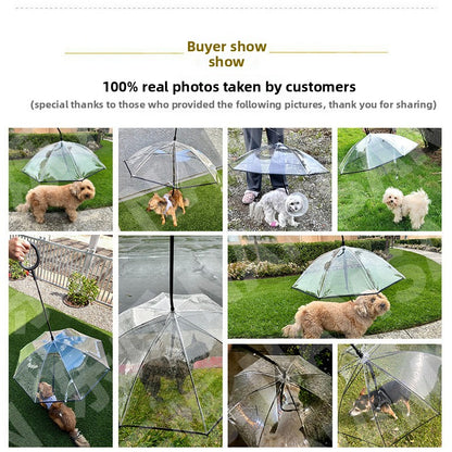 Umbrella dog leash